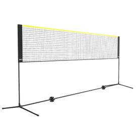 Filet De Badminton,4,2 M,Filet Pliable De Volley-Ball Réglable En Hauteur,Filet De Tennis Portable Avec Poteaux,Support Et Sac De Transport,Pour Les Jeux Intérieur Et Extérieur De L'enfant