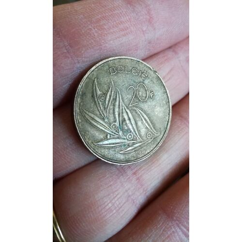20 Francs Belgique 1980 En L Etat Sur Les Photos