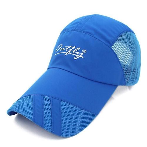 Evago Casquette À Visière Allongée Casquette De Baseball Unisexe De Protection Solaire Réglable Respirant Long Large Bill Cap-Bleu-Adulte-Mâle