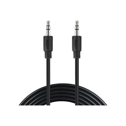 Sandberg - Câble audio - mini-phone stereo 3.5 mm mâle pour mini-phone stereo 3.5 mm mâle - 2 m - noir