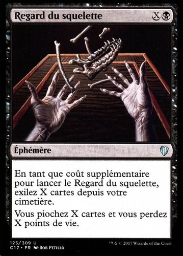 Regard De Squelette - Mtg - Commander 2017 - U - 125/309