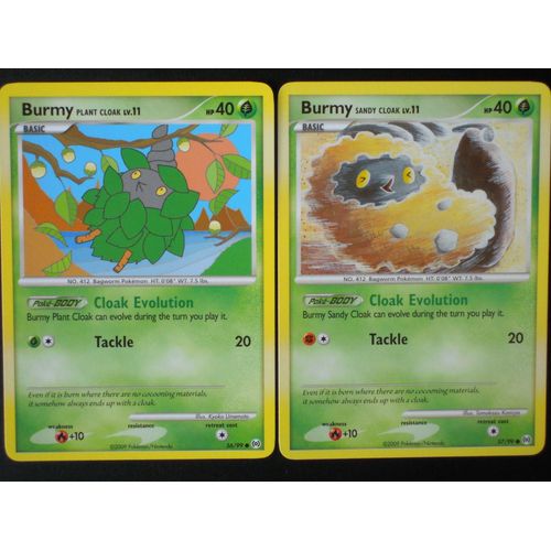 Série Arceus - Burmy (Cheniti) - 56/99 + Cheniti - 57/99