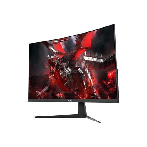 MSI G321CU - Écran LED - jeux - incurvé - 31.5" (31.5" visualisable) - 3840 x 2160 4K @ 144 Hz - VA - 300 cd/m² - 3000:1 - 1 ms - 2xHDMI, DisplayPort, USB-C - noir