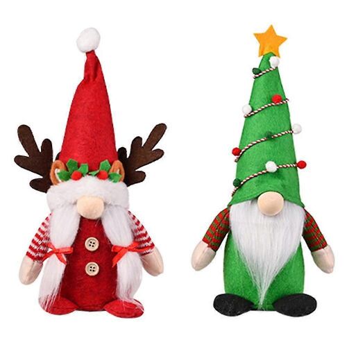 Gnomes de Noël Peluche, Peluche Elfe Poupée Ornements Gnomes de Noël Décorations Décoration-style 4