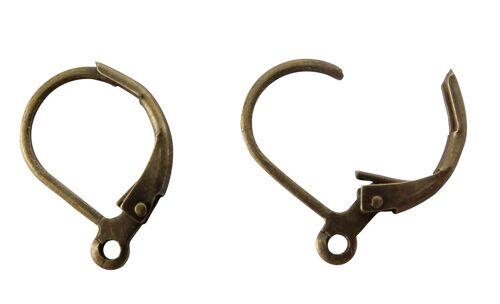 Boucles D'oreilles Dormeuses Bronze 1 Paire