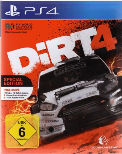 Codemasters Dirt 4 Day One Edition Ps4 Import Allemand