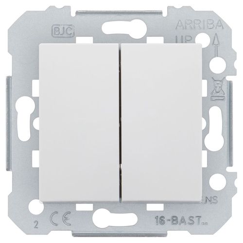 SIEMENS - SIEMENS - Double Va-et-Vient Blanc Siemens DELTA VIVA