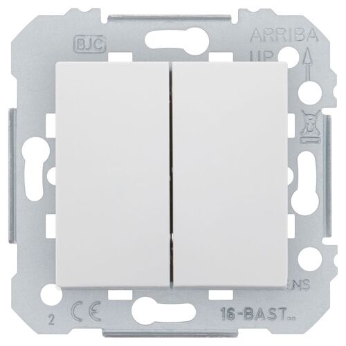 SIEMENS - SIEMENS - Double Va-et-Vient Blanc Siemens DELTA VIVA
