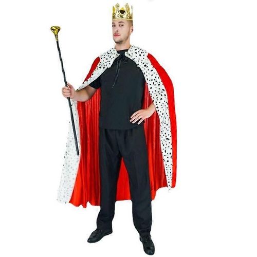 Costume De Roi Pour Aldult Robe Couronne Ensemble Royal Prince Cape Dress Up Cosplay