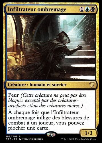 Infiltrateur Ombremage - Mtg - Commander 2017 - R - 193/309