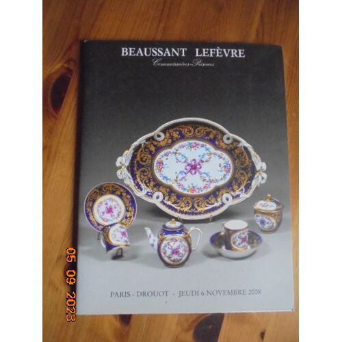 Catalogue Des Ventes Aux Encheres Beaussant Lefevre : Ceramique - Drouot Paris - Jeudi 6 Novembre 2008
