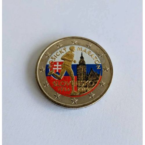 Slovaquie 2024 - Kosicky Marathon - 2 Euros Couleur Colored Color In Farbe
