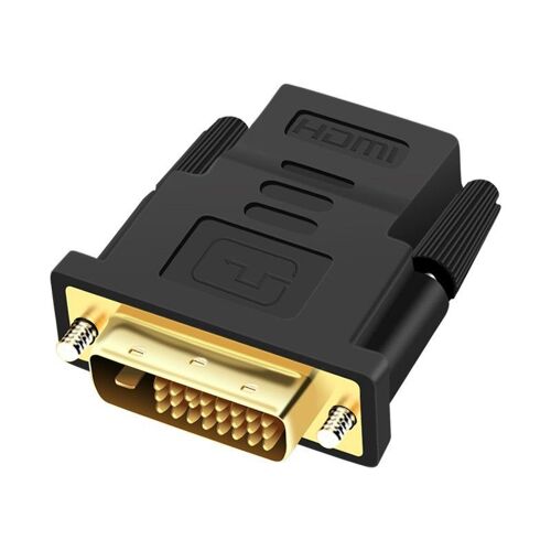 Adaptateur HDMI vers DVI de 24+1 pour Télévision et Ordinateur Connecteur de Moniteur Conversion Unidirectionnelle Longueur 5cm