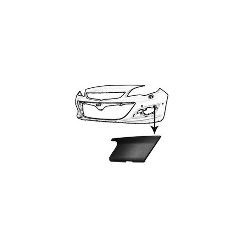 Cache Anti-Brouillard Gauche Partie Supérieure Pour Opel Astra J De 2013 À 2015