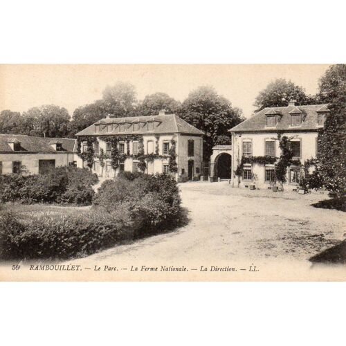 Carte Postale Ancienne - 59 - Rambouillet - Le Parc - La Ferme Nationale - La Direction
