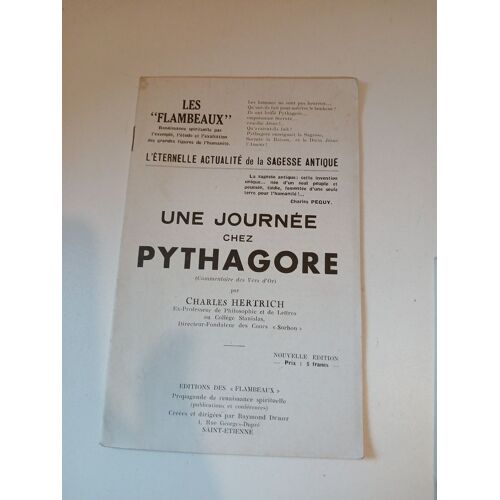 L'Éternelle Actualité De La Sagesse Antique : Une Journée Chez Pythagore 1944