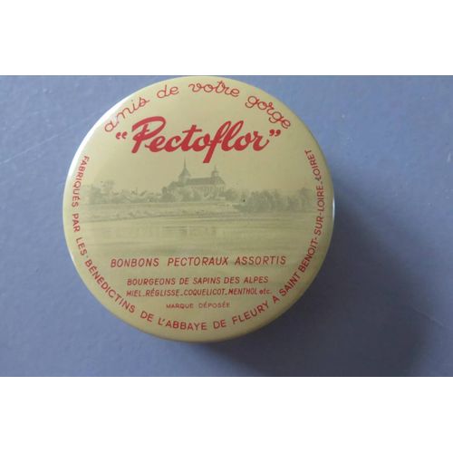 Ancienne Boite Pectoflor Bonbons Pectoraux Assortis