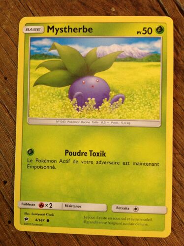Carte Pokémon - Mystherbe - 4/147 - Ombres Ardentes