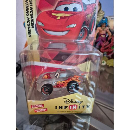 Figurine Disney Infinity Cars - Flash Mcqueen Lightning Mcqueen - Edition Limitée Exclusive Crystal