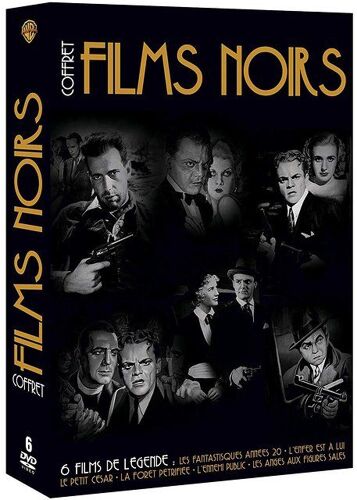 La Collection Films Noirs - Coffret : Ennemis Publics + Le Petit César + Les Anges Aux Figures Sales + La Forêt Pétrifiée + Les Fantastiques Années 20 + L'enfer Est À Lui - Pack