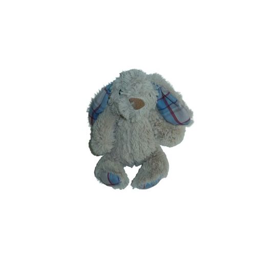 Doudou Peluche Lapin 27 Cm Taupe Comme Neuf Cotton Blue