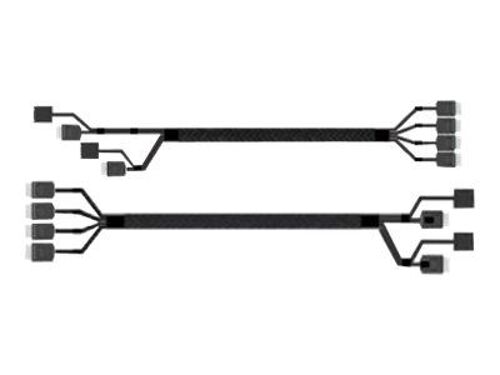 Intel OCuLink Cable Kit - Câble SATA / SAS - 4i MiniLink SAS (SFF-8611) (M) droit pour 4i MiniLink SAS (SFF-8611) (M) angle droit - 72.5 cm (pack de 2)
