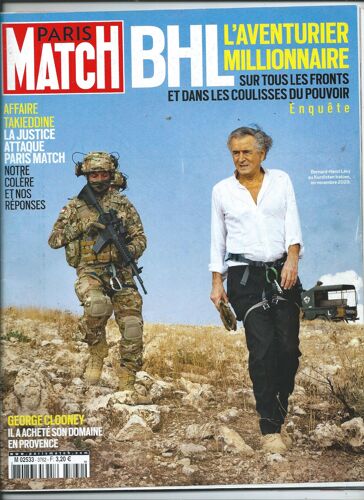 Paris Match 10/06/2021 B-H Lévy, Clara Luciani, Jay-Z & Beyoncé, Julie Gayet, Frédéric Beigbeder, Takieddine,George Clooney, Rama X, Olivia Rodrigo, Kendji Girac, Kanye West, Platini, Catherine Ringer
