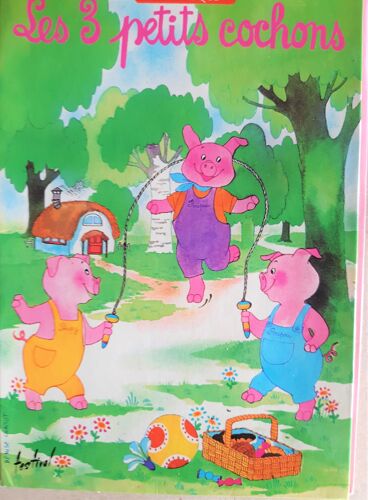 Disque 45t Les 3 Petits Cochons