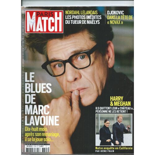 Paris Match 13/01/2022 Marc Lavoine, Nordahl Lelandais, Valérie Lemercier, Cher, Carla Bruni, Cat Power, Leonardo Dicaprio, Djokovic