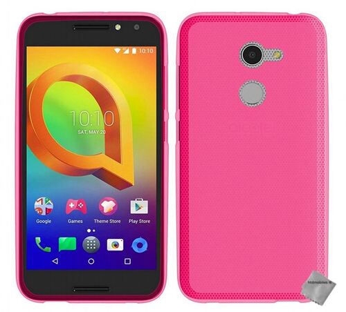 Housse etui coque pochette silicone gel fine pour Orange Dive 72 + film ecran - ROSE