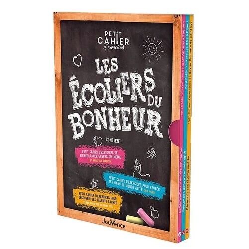 Les Écoliers Du Bonheur - Coffret En 3 Volumes : Petit Cahier D'exercices De Bienveillance Envers Soi-Même - Petit Cahier D'exercices Pour Rester Zen Dans Un Monde Agité - Petit Cahier...