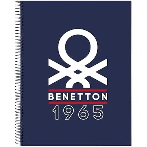 Safta Benetton Varsity - Cahier 120 Feuilles, Couverture Rigide, Idéal Pour Enfants De Différents Âges, Confortable Et Polyvalent,