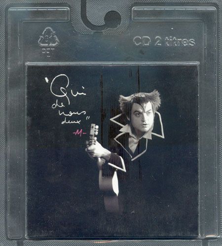 Cd Single 2 Titres De M(Mathieu Chedid " Qui De Nous Deux " + " Peau De Fleur " De 2002,En Édition Collector Inclus Le Clip " Qui De Nous Deux "