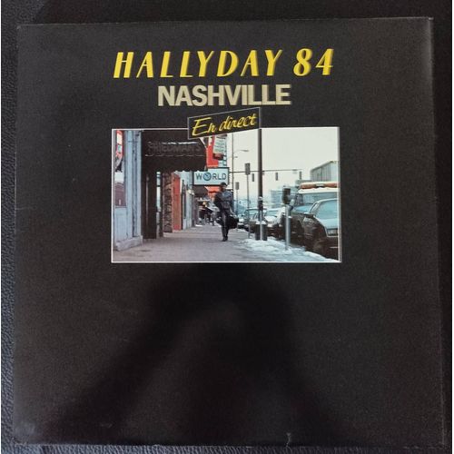 Johnny Hallyday 84 Nashville En Studio & En Direct - Drôle De Metier + Special Enfants Du Rock -Stray Cats / Carl Perkins / Emmylou Harris / D.Everly / Tony Joe White- Double Lp Box 12"/33rpm + Insert