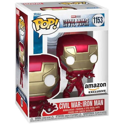 Figurine Funko Pop - Captain America : Civil War [Marvel] N°1153 - Civil War : Iron Man (70098)