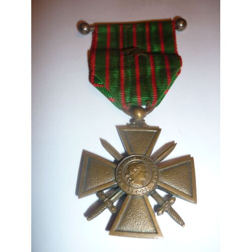 Médaille Croix De Guerre 1914 1918, 1 Clou Ref M142