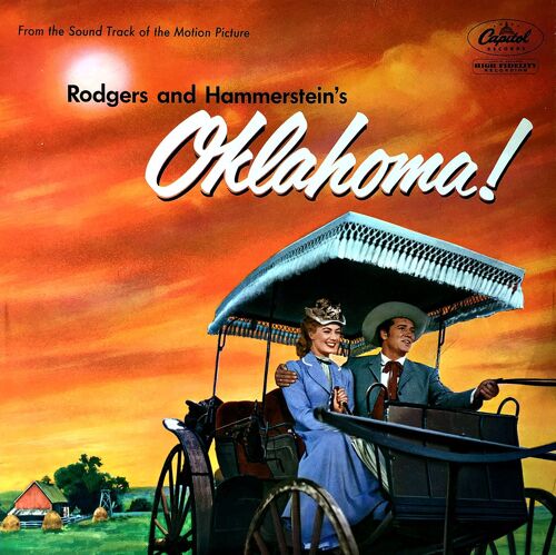 Oklahoma - Disque Vinyle Lp 33 Tours - Capitol 6100 - What A Beautiful Morning, Surrey With Fringe On Top, Kansas City, I Cain't Say, Etc