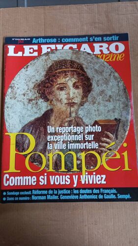 Le Figaro Magazine 17186 Pompei Comme Si Vous Y Viviez