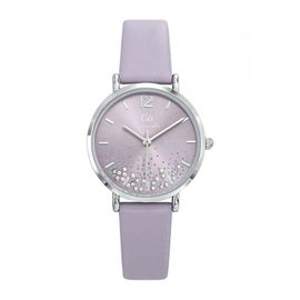 Go Girl Montre Femme Acier Cuir Violet 699456