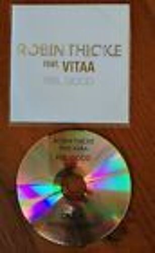 Cd Single De Robin Thicke Feat. Vitaa " Feel Good " 1 Titre De 2013 ,Version Destinée Aux Médias Avec Pochette Papier Sampler +Pochette Plastique Et Cd