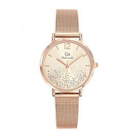 Go Girl Montre Femme Acier Doré Rose Milanais 695434