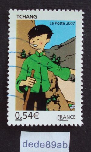 France.. Série Les Voyages De Tintin : Tchang . Oblitéré Used Stamp .