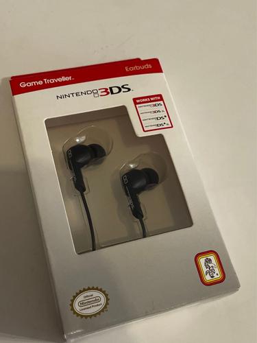 Écouteur Earbuds Nintendo 3ds 3dsxl Dsi Dsi Xl Officiel Noir 