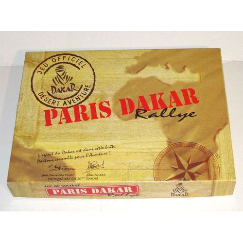 Jeu Paris Dakar Rallye Officiel Desert Aventure Fontenay Picard