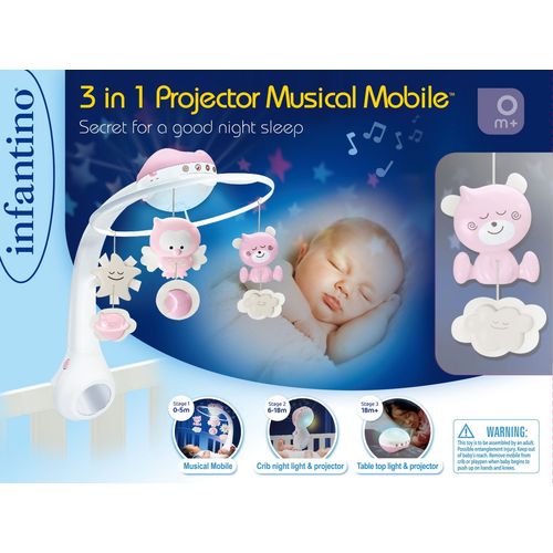Le Sommeil Mobile Douce Nuit 3 En 1 Rose