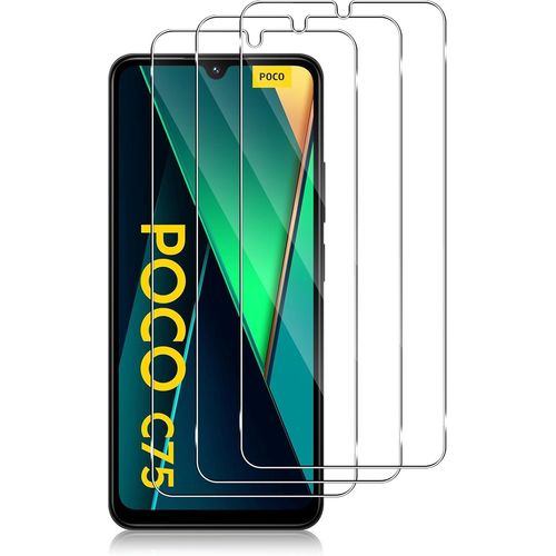 Mondodigitale-Verre Trempé Pour Xiaomi Redmi 14c [3 Pièces], Protection Écran [9h Dureté] Film Vitre En Trempé, Sans Bulle, Anti Rayures, 0.33mm Hd Transparente Vitre Trempé