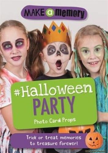 Make A Memory #Halloween Party Photo Card Props