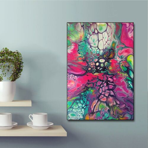 Peinture à l'huile abstraite colorée faite à la main, images murales pour salon, moderne, sans cadre 40x50cm no frame