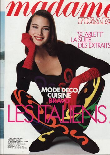 Madame Figaro / 28-09-1991 N°14649 : Glenn Close (5p) - Lois Greenfield (2p) - Claire Chazal (1p)