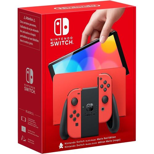Nintendo Switch Modèle OLED Edition Mario (rouge)